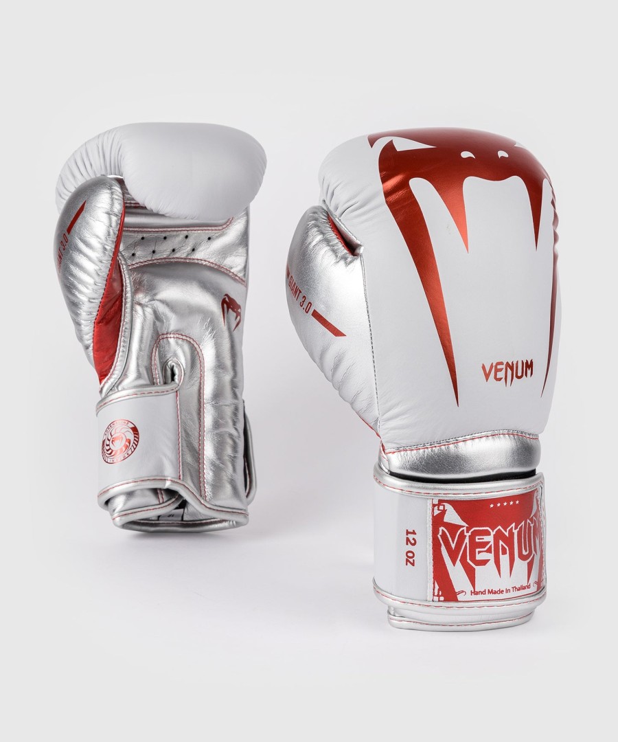 venum giant 3.0 boxhandschuhe – rotsilber – sonderedition