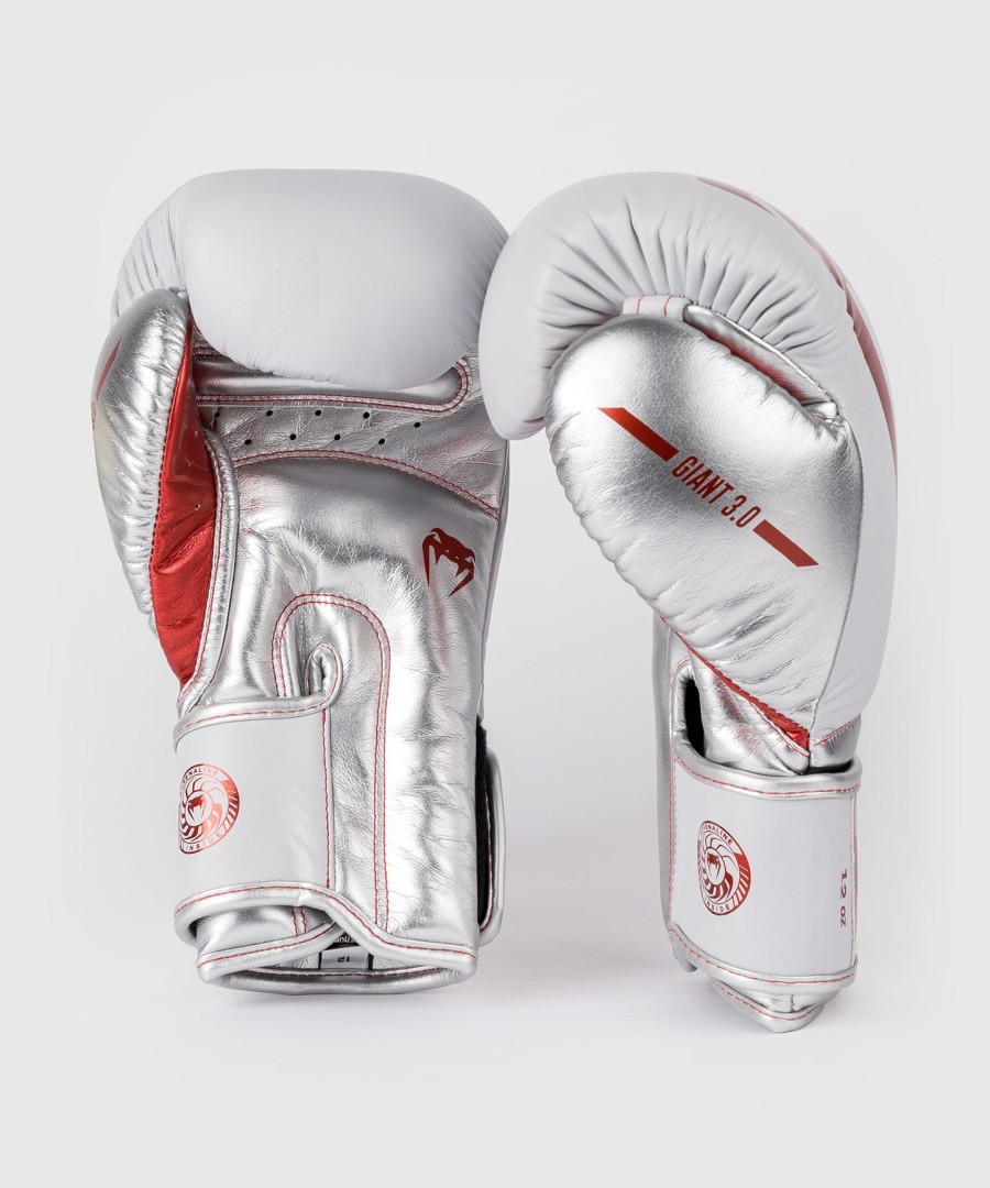 venum giant 3.0 boxhandschuhe – rotsilber – sonderedition