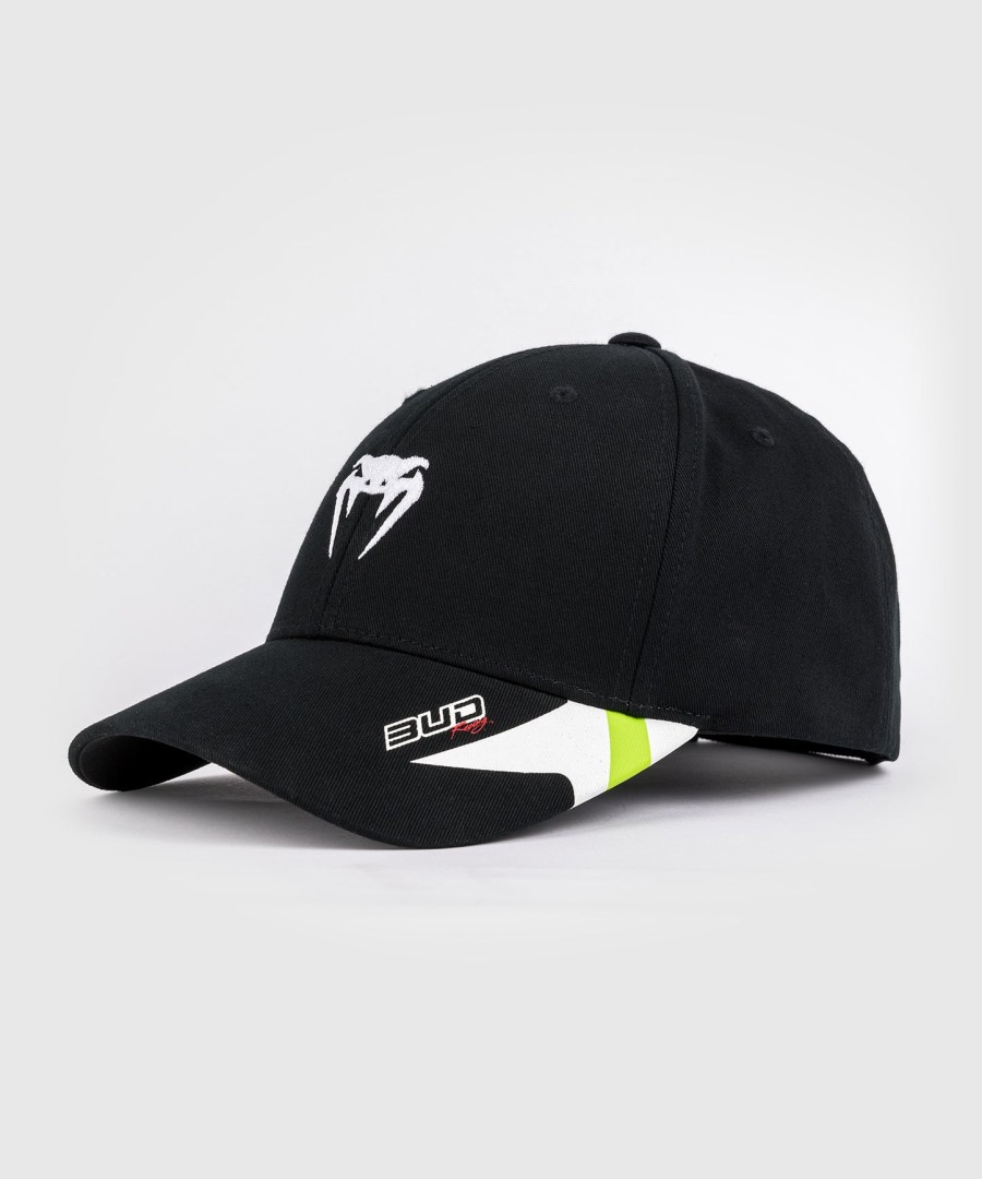 venum x bud racing cap - schwarzweißlimettengrün