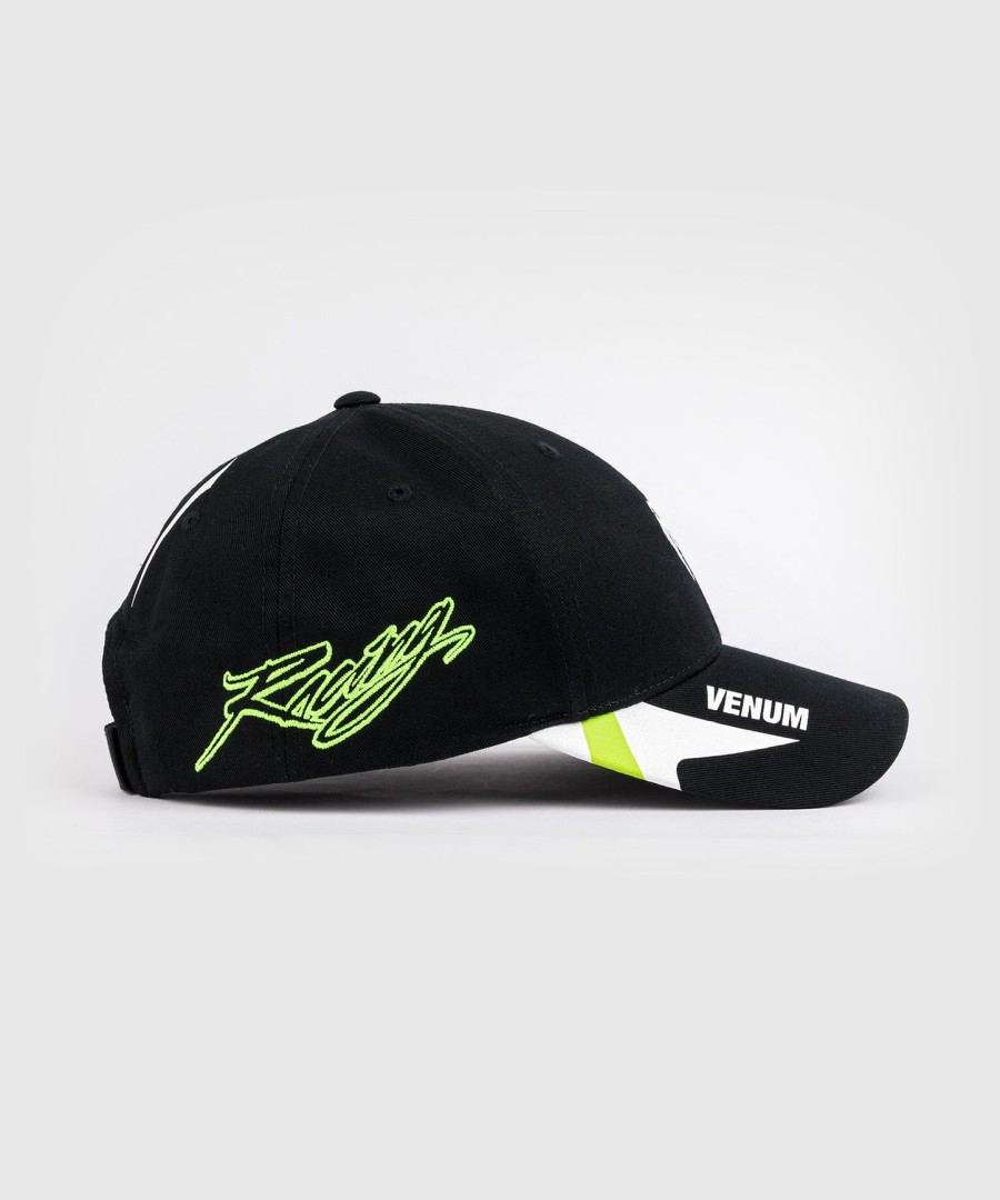 venum x bud racing cap - schwarzweißlimettengrün