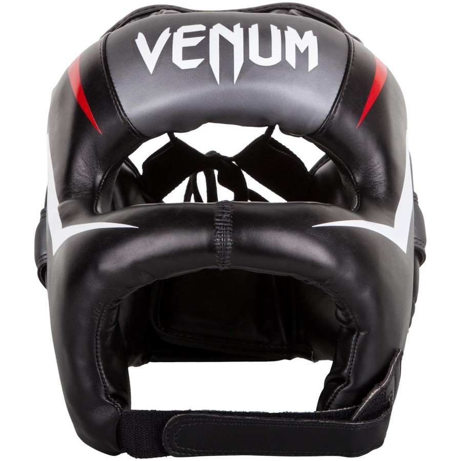 venum elite iron kopfschutz - schwarz