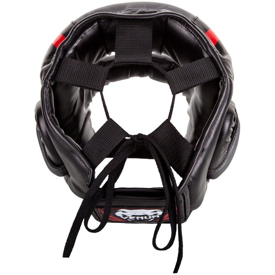 venum elite iron kopfschutz - schwarz