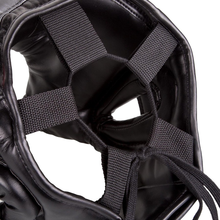 venum elite iron kopfschutz - schwarz