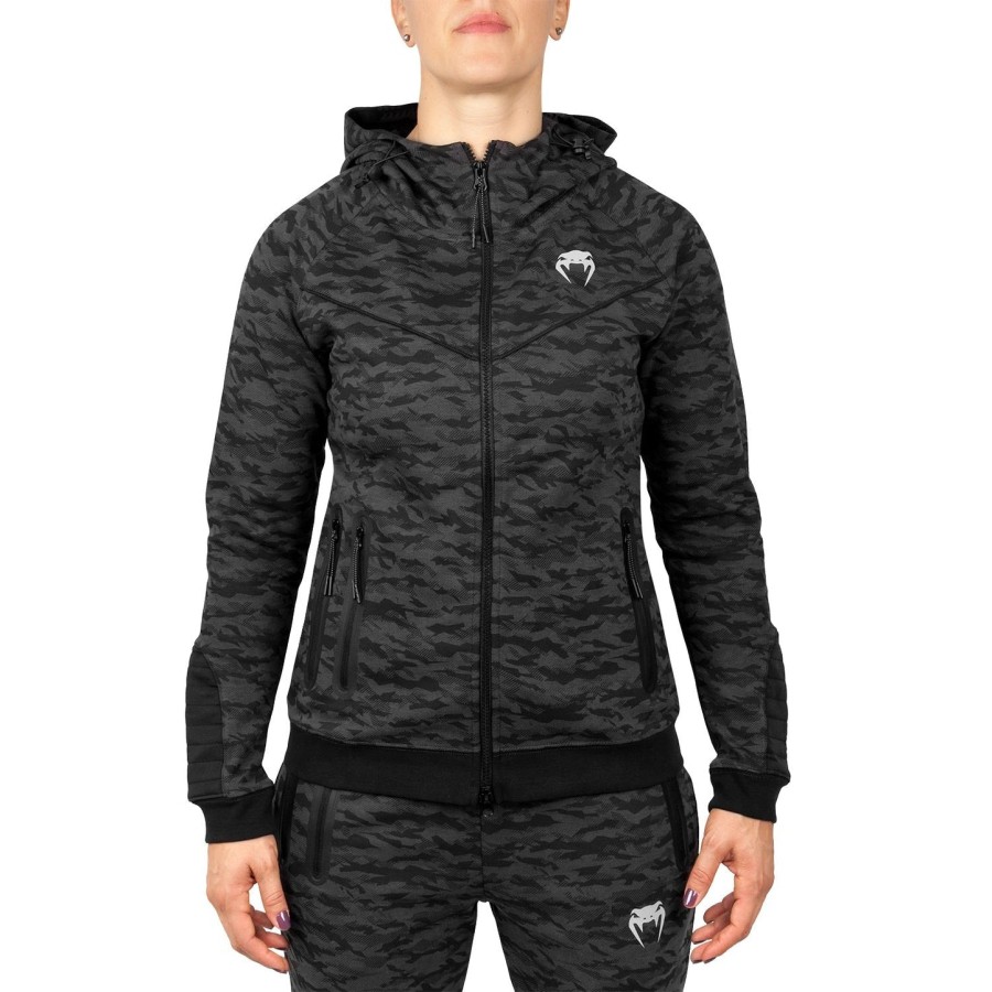 venum laser hoodie – für damen – dunkles camouflage – exklusiv
