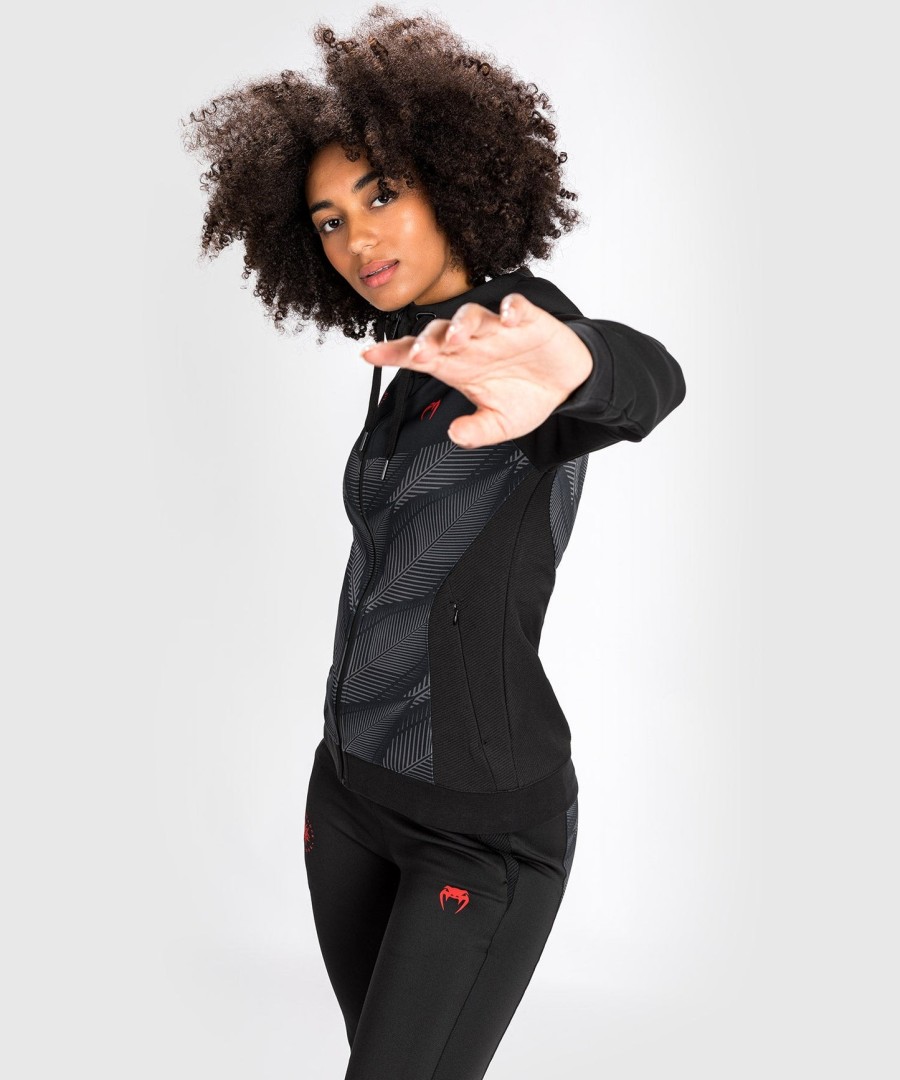 venum phantom hoodie – für damen – schwarzrot