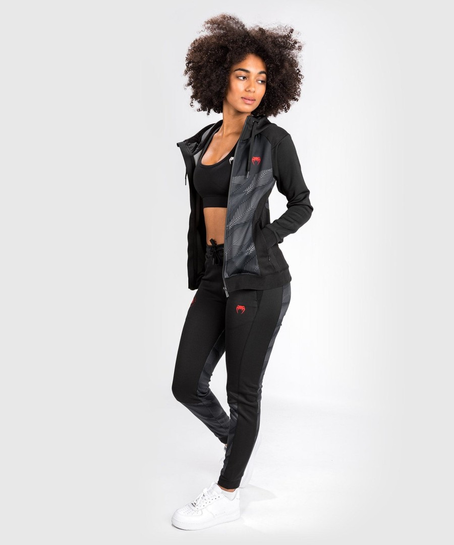 venum phantom hoodie – für damen – schwarzrot