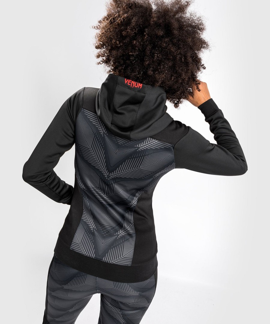 venum phantom hoodie – für damen – schwarzrot