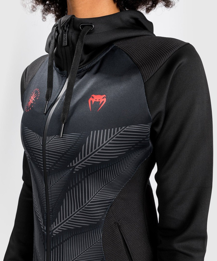 venum phantom hoodie – für damen – schwarzrot