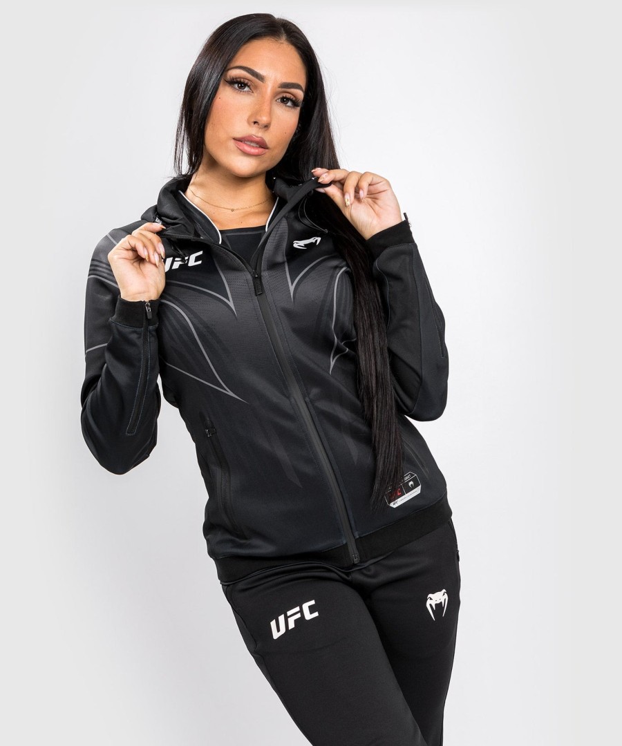 ufc venum authentic fight night 2.0 damen-walkout-hoodie – schwarz