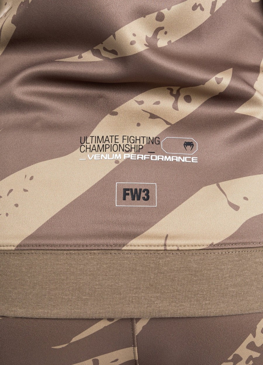 ufc adrenaline by venum fight week damen-kapuzenjacke mit reißverschluss – wüstentarnmuster