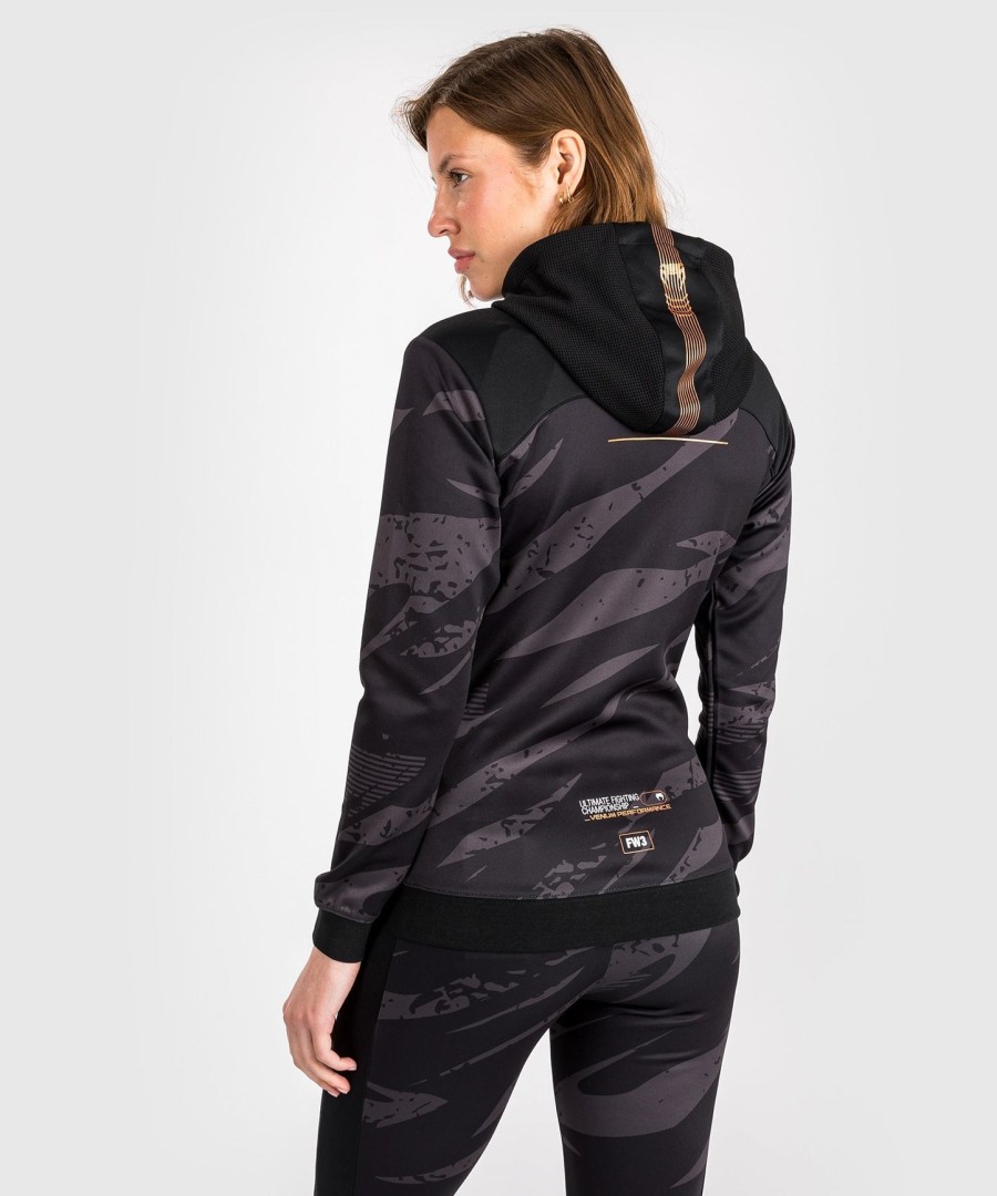 ufc adrenaline by venum fight week damen-kapuzenjacke mit reißverschluss – urban camo