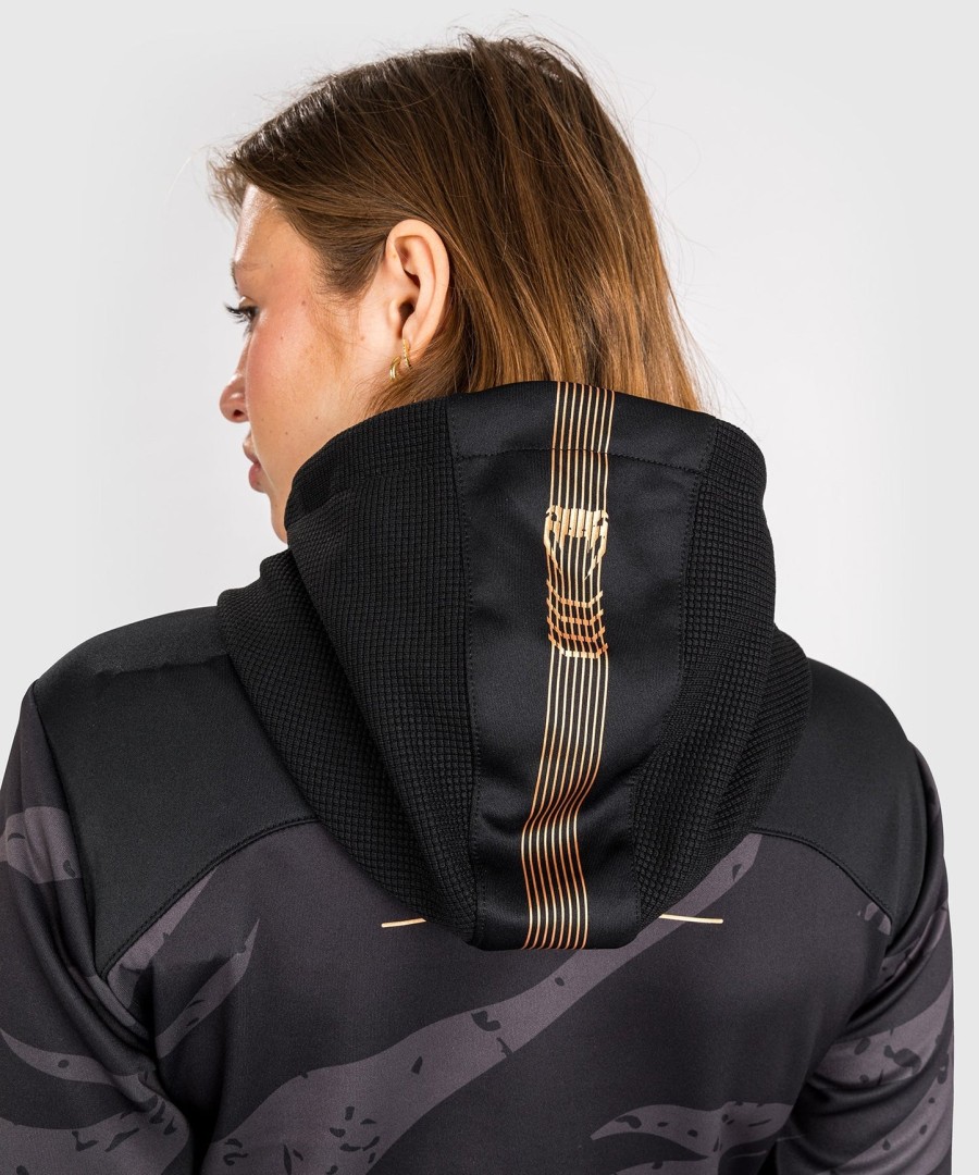 ufc adrenaline by venum fight week damen-kapuzenjacke mit reißverschluss – urban camo