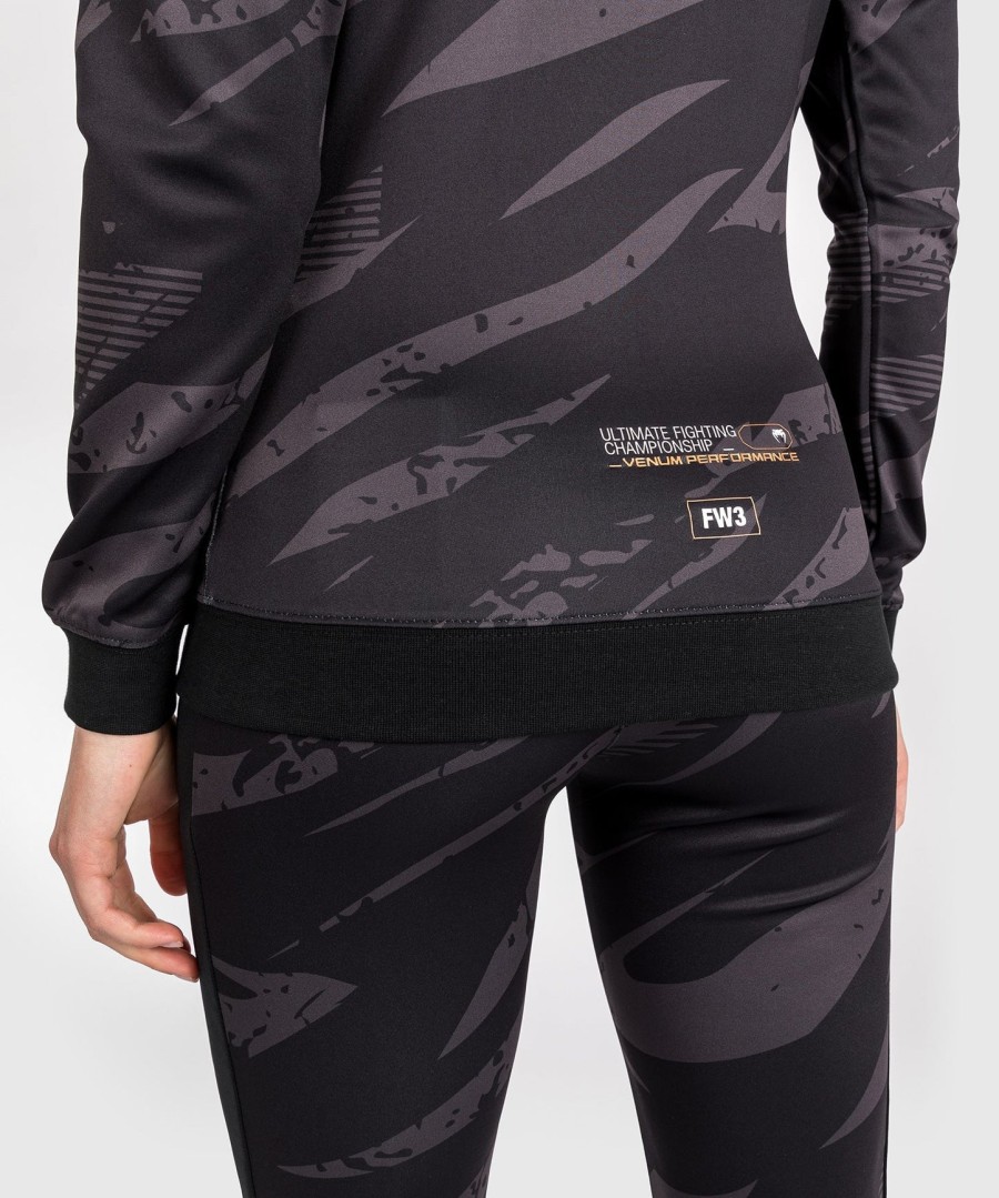 ufc adrenaline by venum fight week damen-kapuzenjacke mit reißverschluss – urban camo