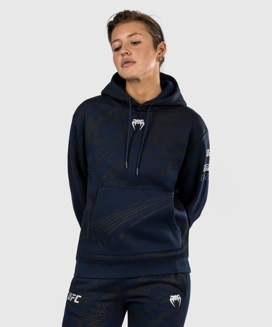 ufc fusion by venum fight week damen-pullover-hoodie – ozeanblau