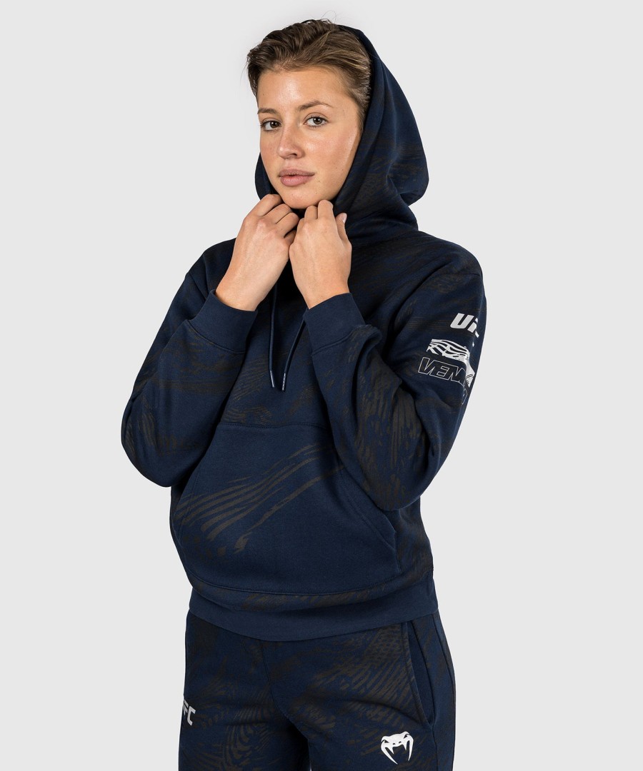 ufc fusion by venum fight week damen-pullover-hoodie – ozeanblau