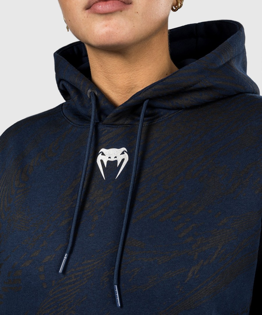 ufc fusion by venum fight week damen-pullover-hoodie – ozeanblau