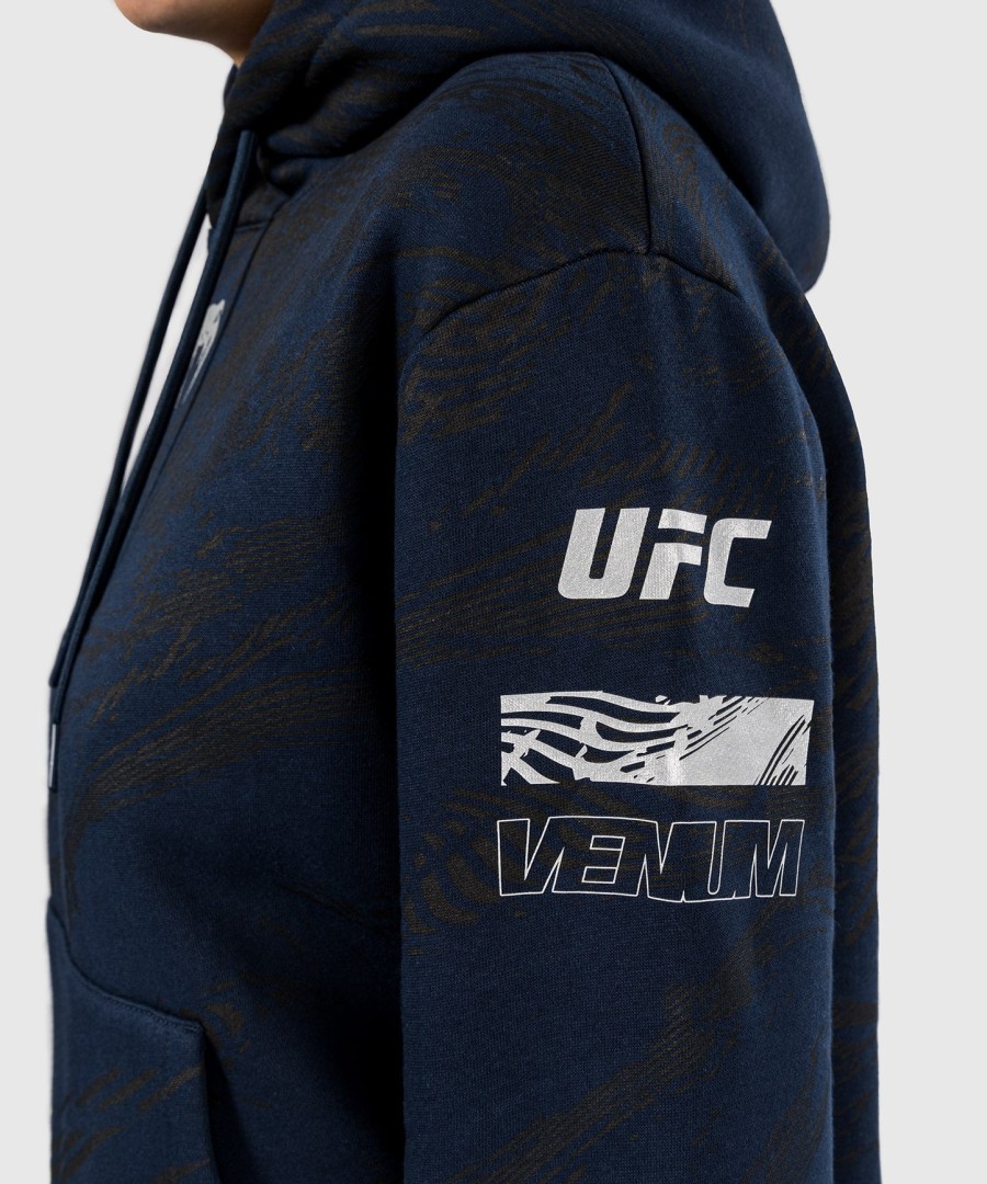 ufc fusion by venum fight week damen-pullover-hoodie – ozeanblau