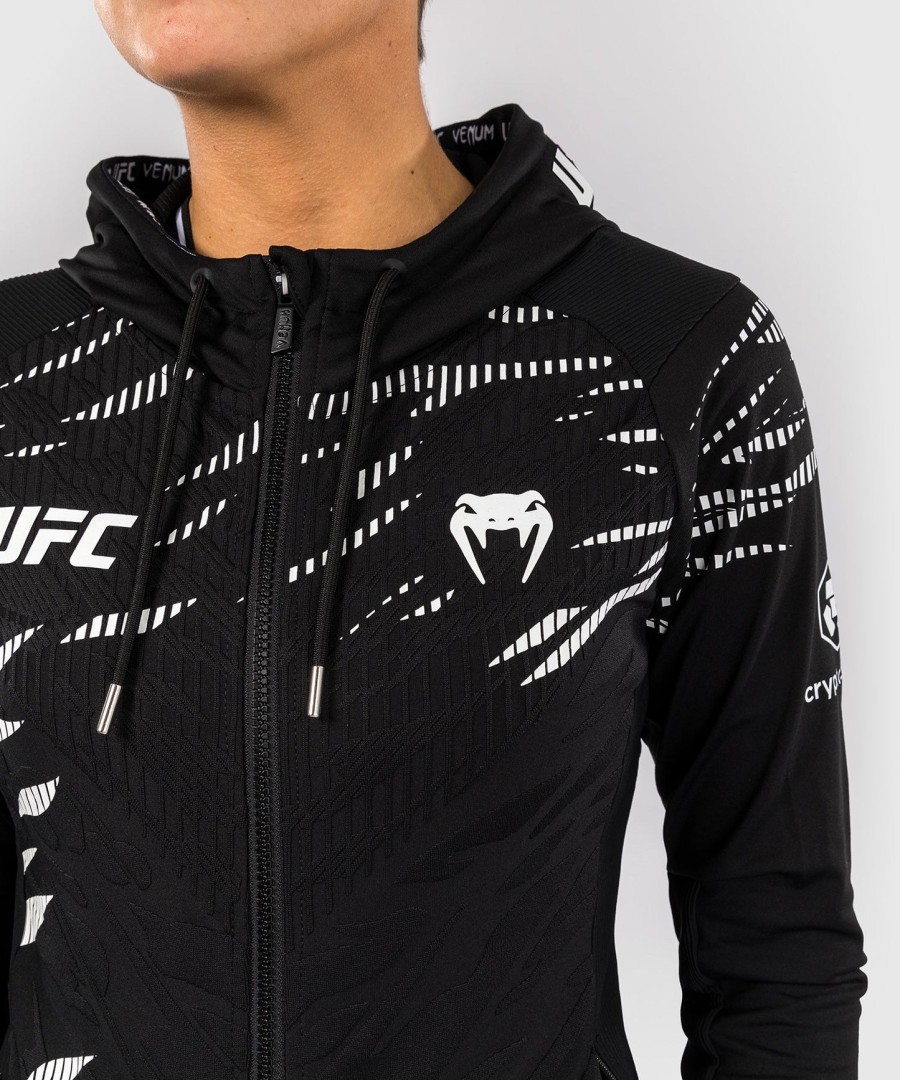 ufc fusion by venum authentic fight night damen-einlaufhoodie – schwarz