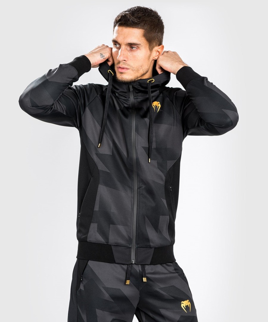 venum razor hoodie – schwarzgold