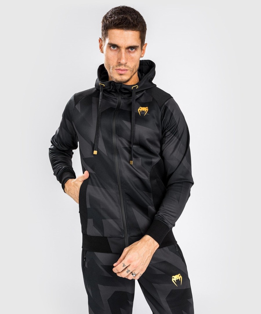 venum razor hoodie – schwarzgold