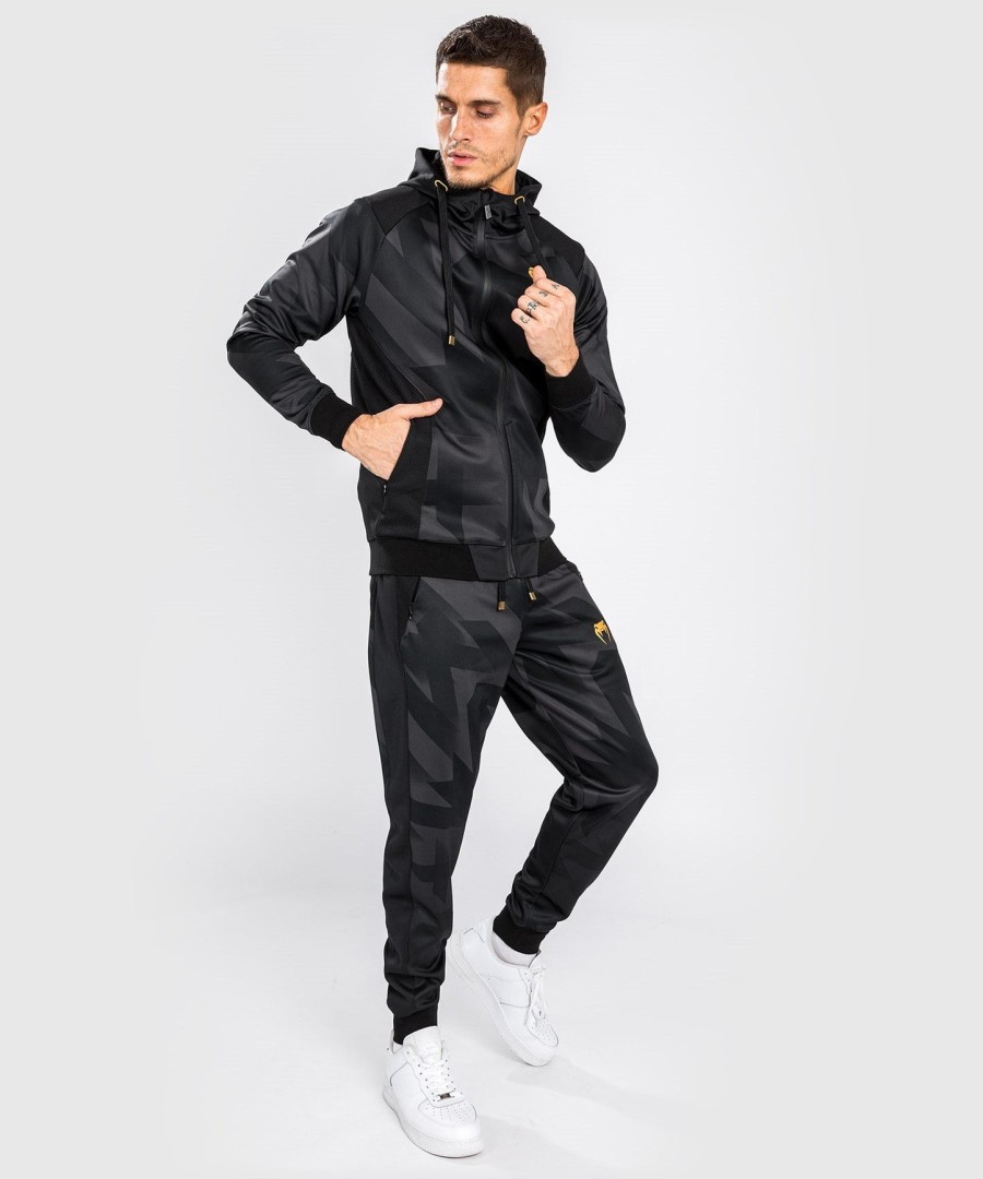 venum razor hoodie – schwarzgold