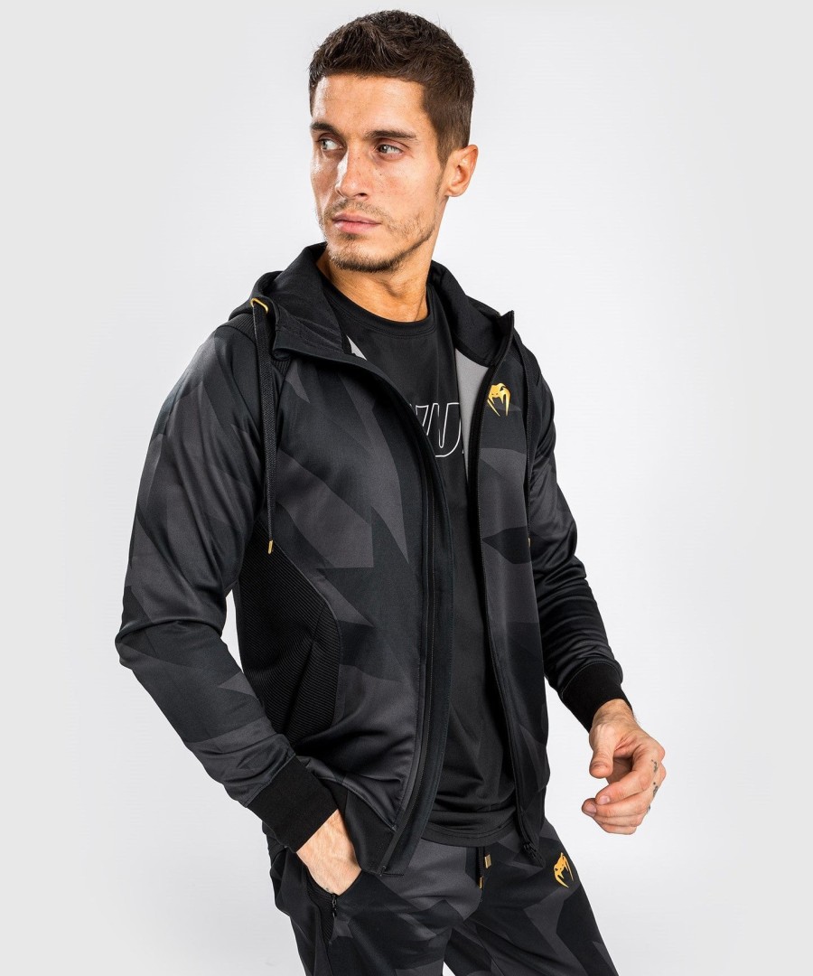 venum razor hoodie – schwarzgold