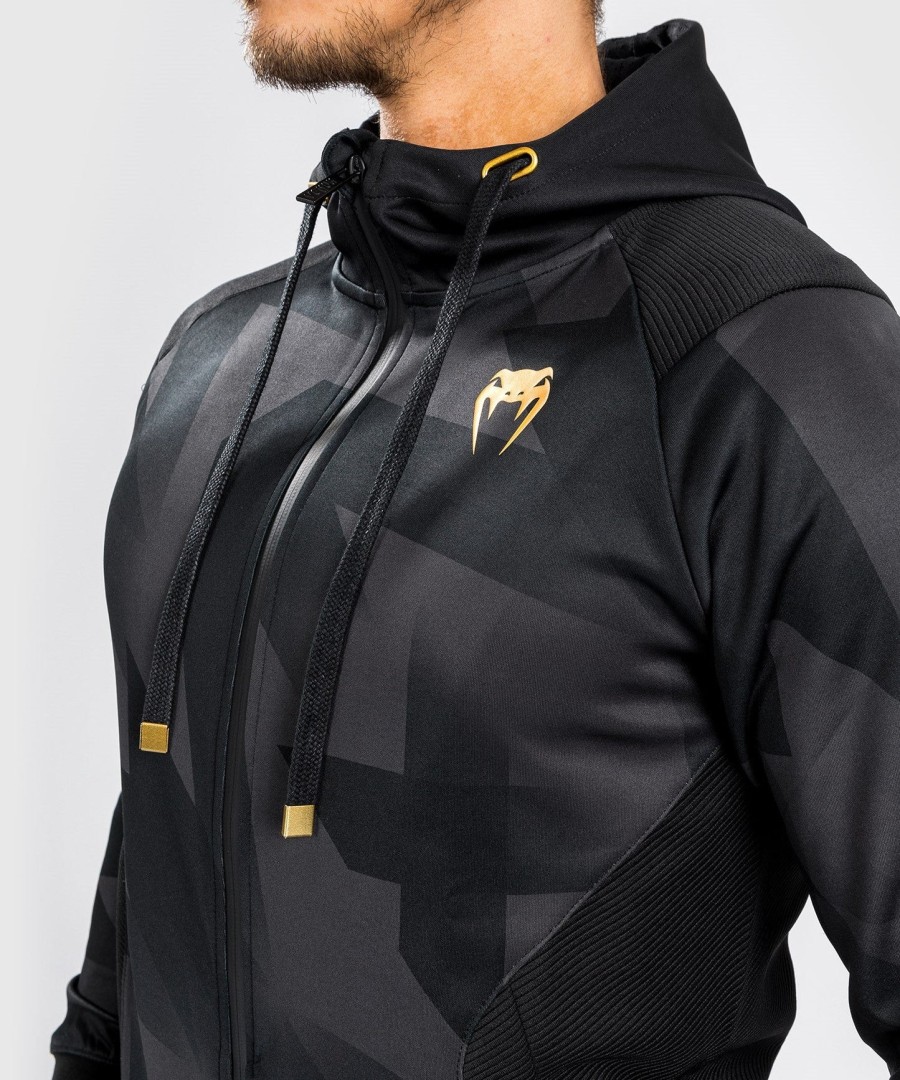venum razor hoodie – schwarzgold