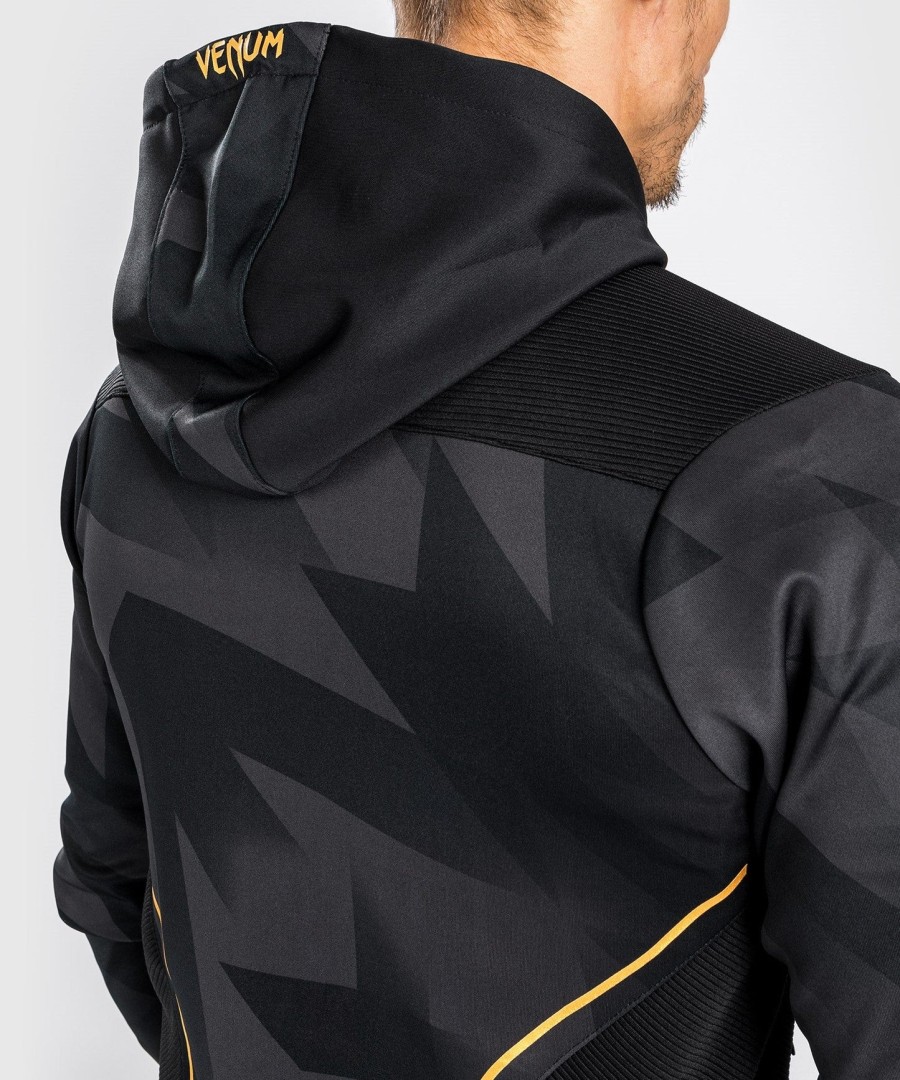 venum razor hoodie – schwarzgold