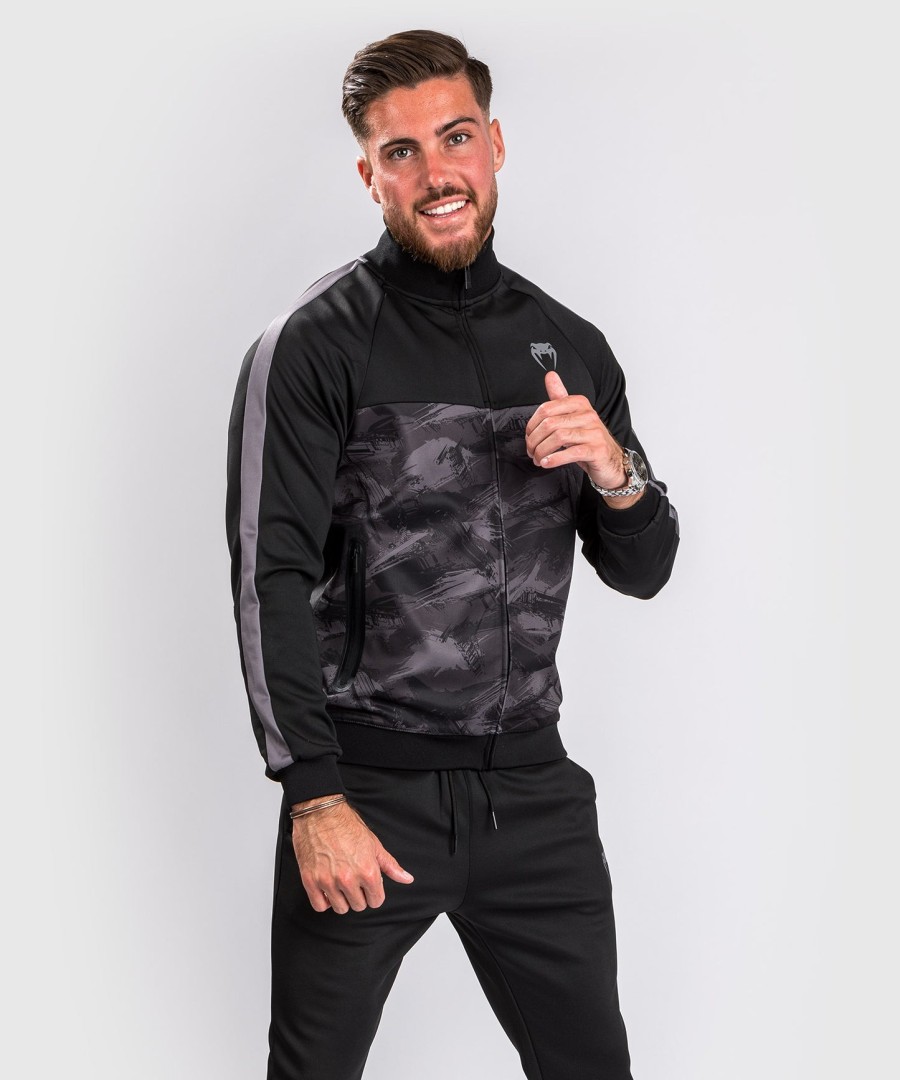 venum club evo jacke - schwarzdunkel-camouflage