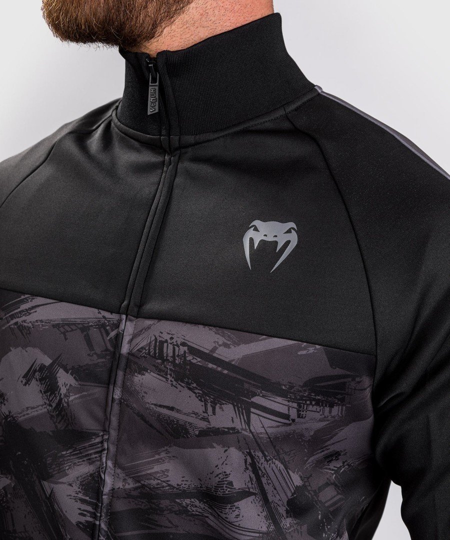 venum club evo jacke - schwarzdunkel-camouflage