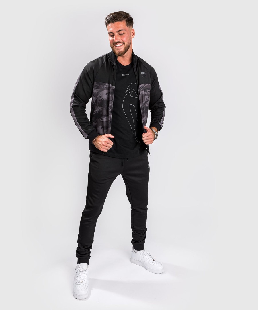 venum club evo jacke - schwarzdunkel-camouflage
