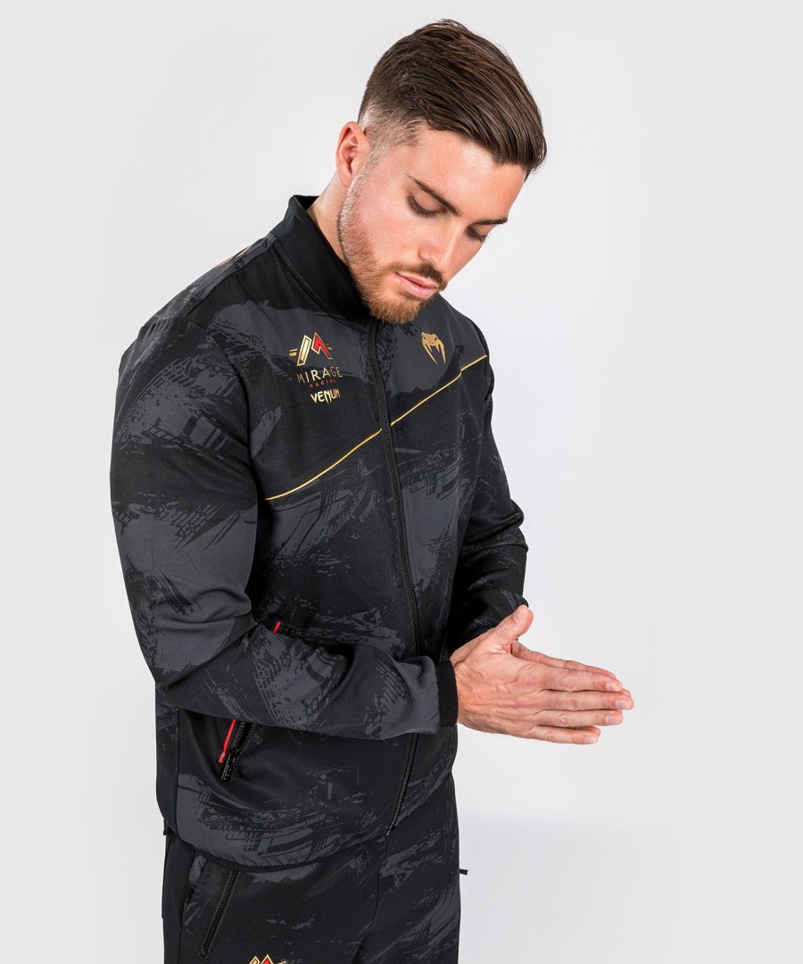 venum x mirage trainingsjacke – schwarzgold
