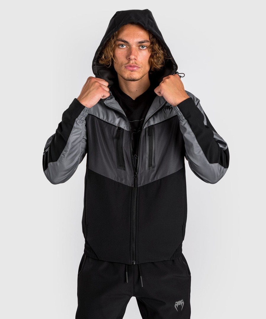 venum laser 3.0 trainingsjacke - schwarzgrau