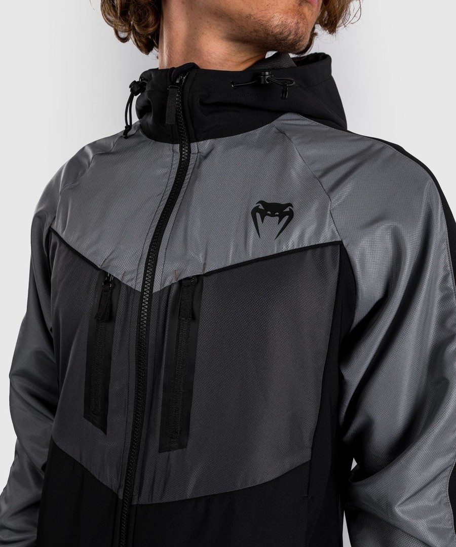 venum laser 3.0 trainingsjacke - schwarzgrau