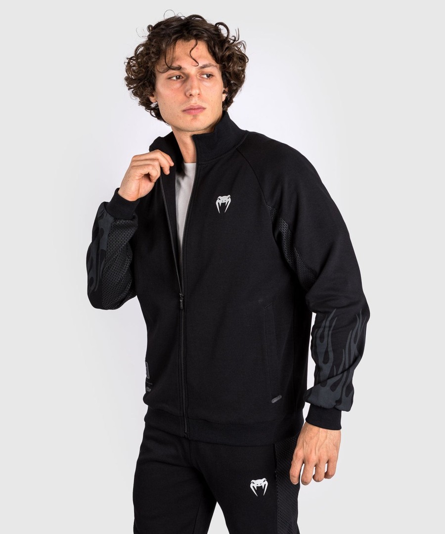 venum x dodge demon 170 herren-jacke mit durchgehendem reißverschluss – schwarz