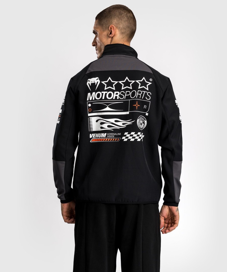 venum motorsport softshelljacke – tiefschwarz