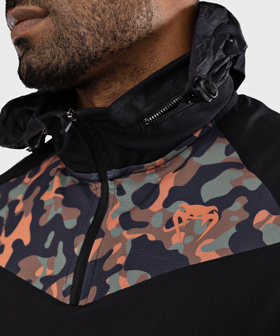 venum jungle ops trainingsjacken - schwarzkhaki-tarnmuster