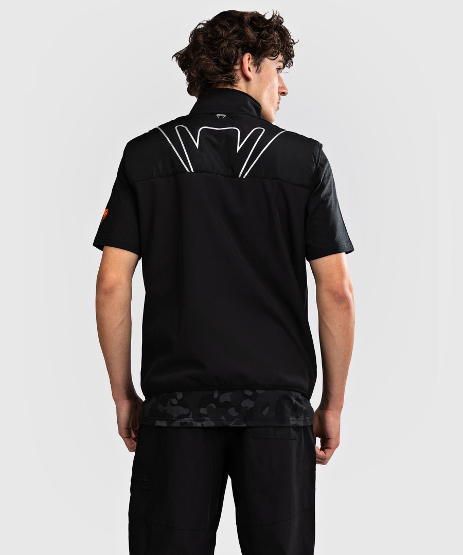 venum paddock softshelljacke kurzarm - schwarz