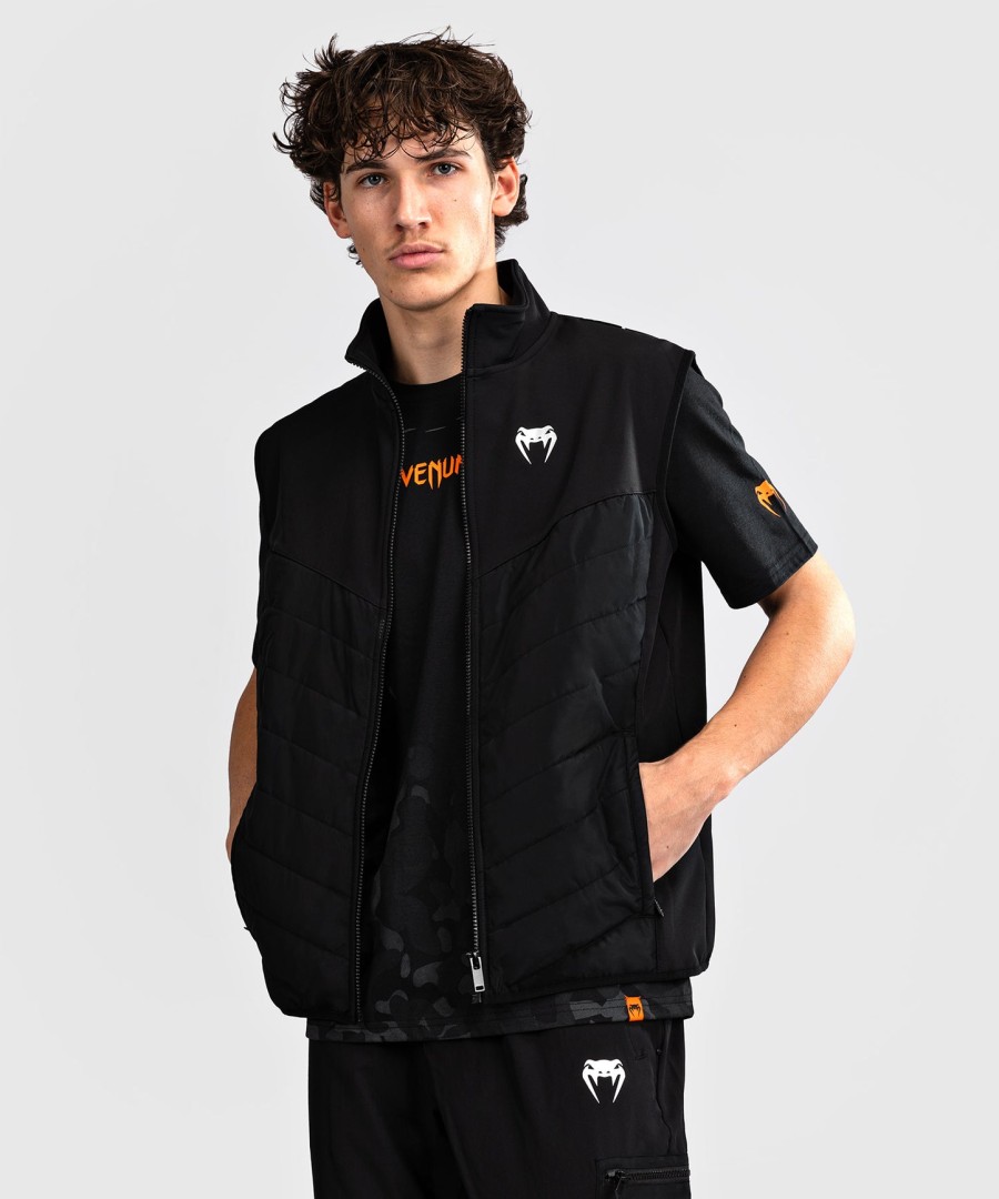 venum paddock softshelljacke kurzarm - schwarz
