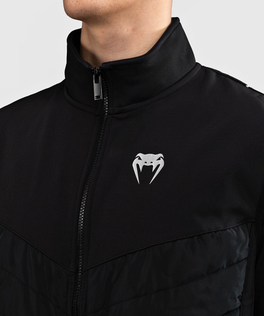 venum paddock softshelljacke kurzarm - schwarz