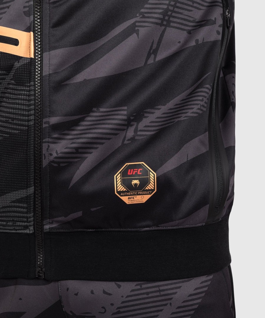 ufc adrenaline by venum fight week herren-kapuzenjacke mit reißverschluss – urban camo
