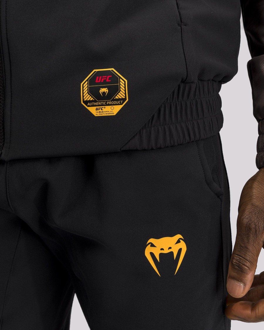 ufc fusion by venum fight week herren-kapuzenjacke mit reißverschluss – erdbraun