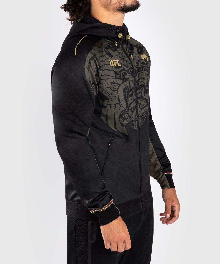 noche ufc by venum authentic fight night herren walkout hoodie - schwarz