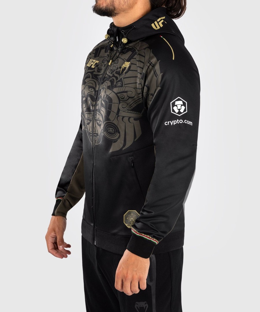 noche ufc by venum authentic fight night herren walkout hoodie - schwarz