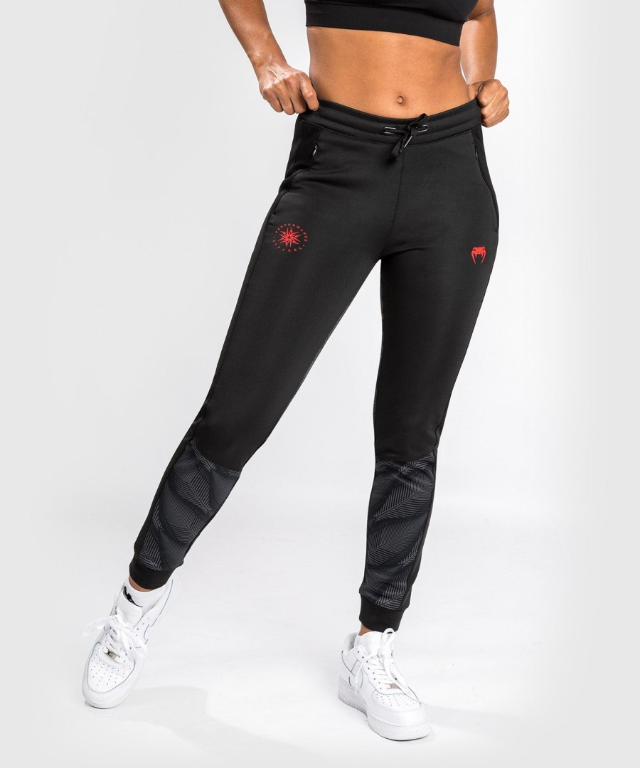 venum phantom jogginghose – für damen – schwarzrot