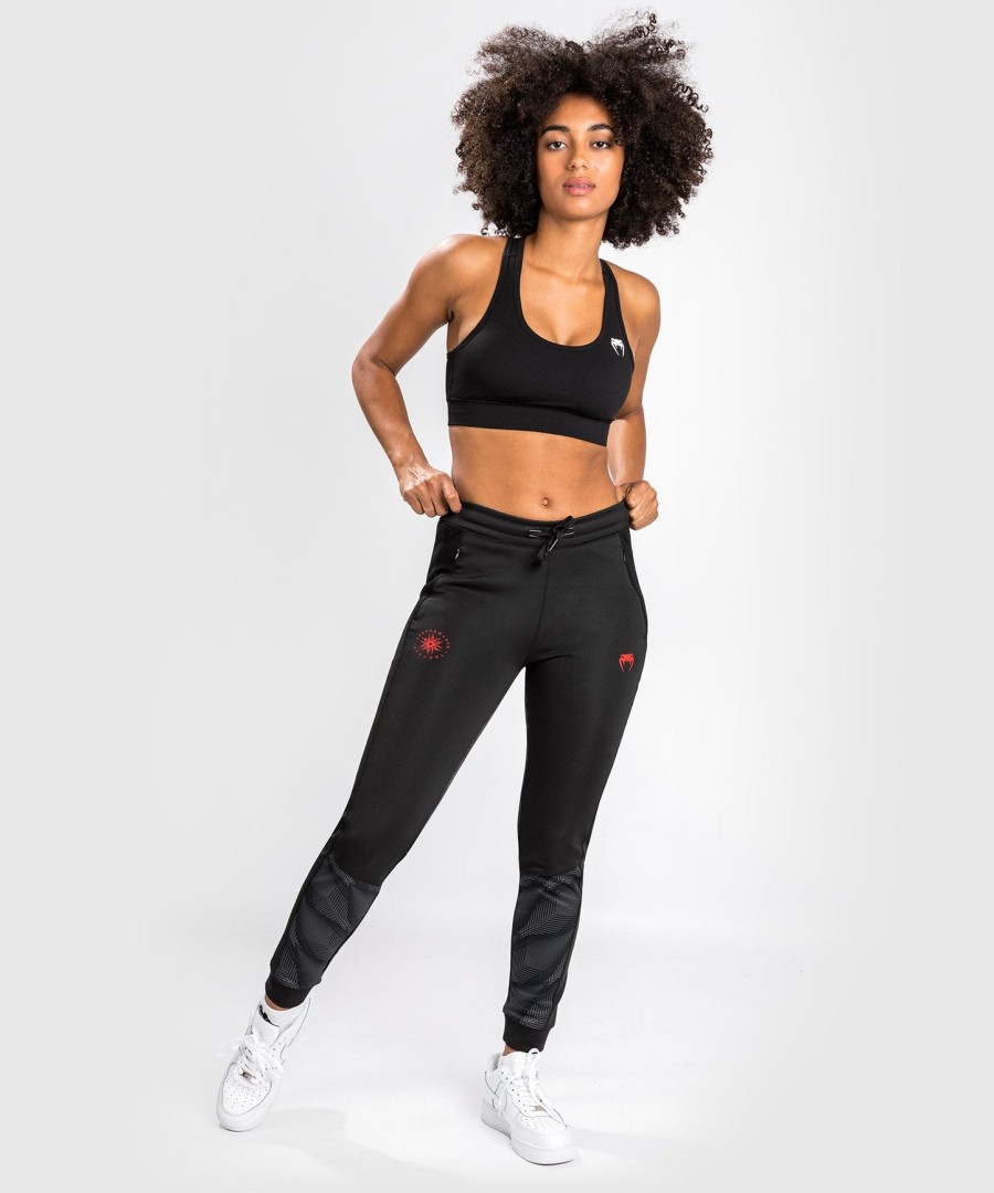 venum phantom jogginghose – für damen – schwarzrot