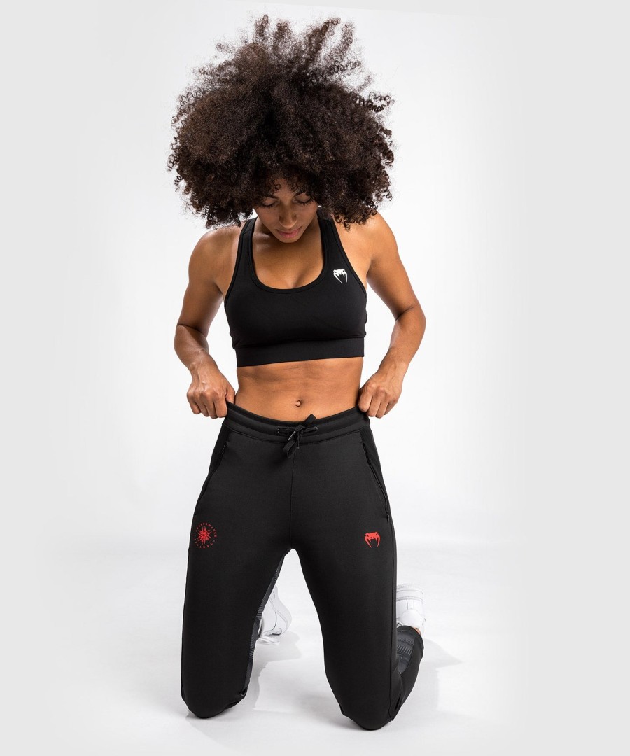 venum phantom jogginghose – für damen – schwarzrot