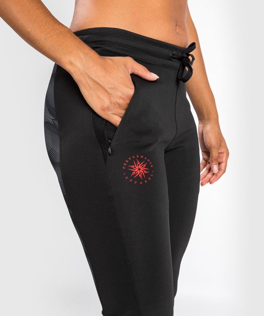 venum phantom jogginghose – für damen – schwarzrot