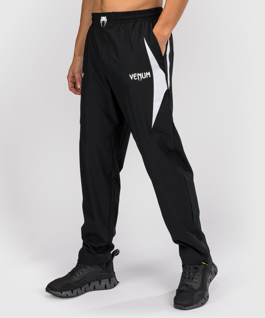 venum x bud racing herren-jogginghose – schwarzweißhellgrün