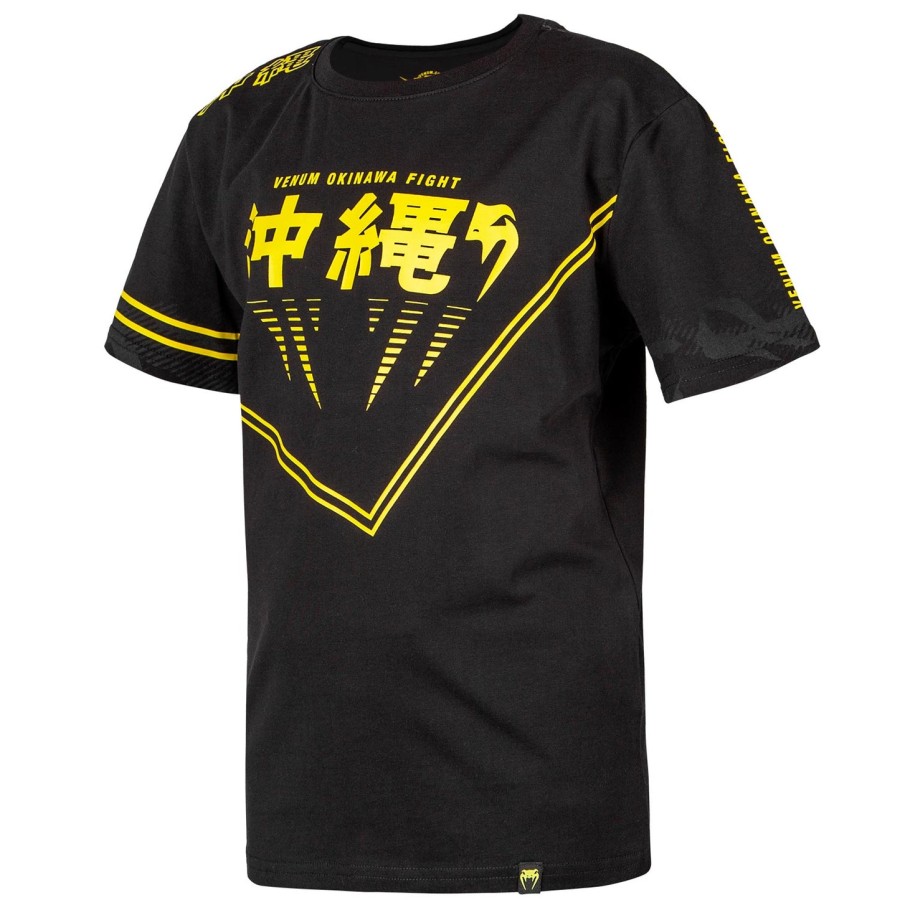 venum okinawa 2.0 kinder-t-shirt – schwarzgelb – exklusiv